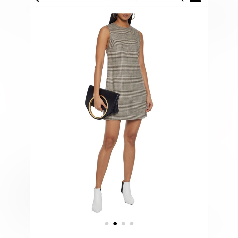 ALICE + OLIVIA
Coley Prince of Wales checked woven mini dress - Picture 2 of 7